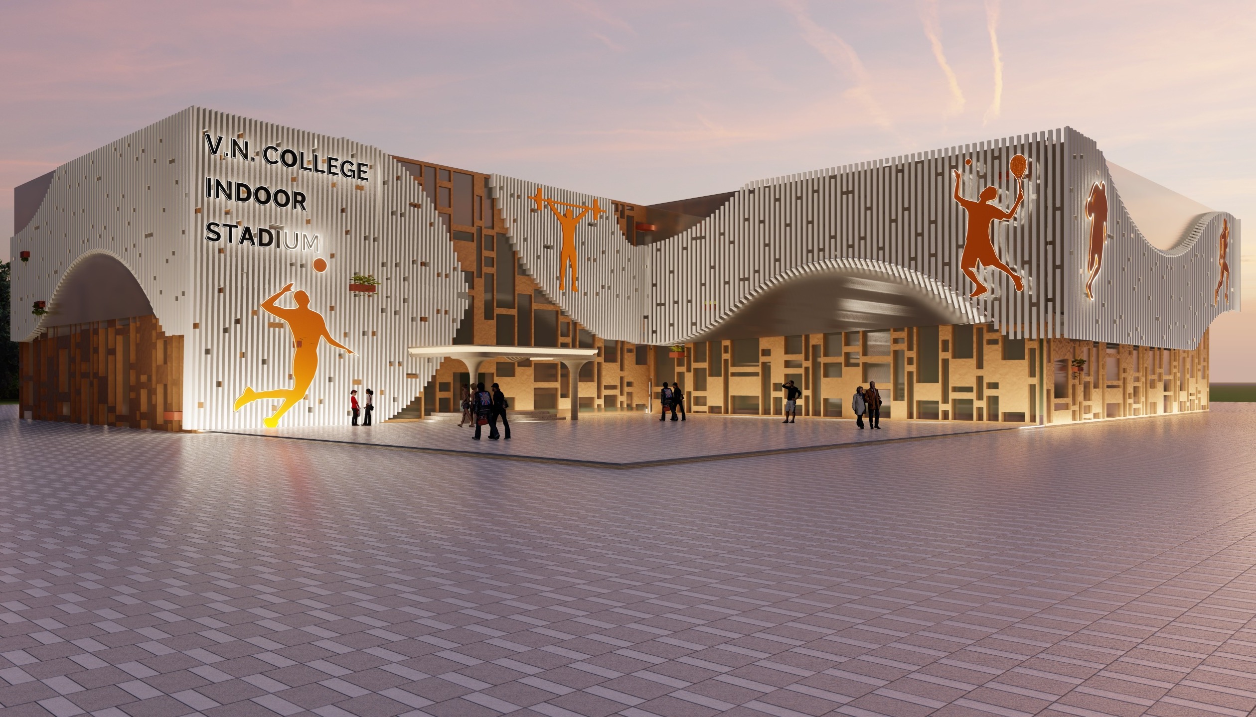 V.N. college indoor stadium